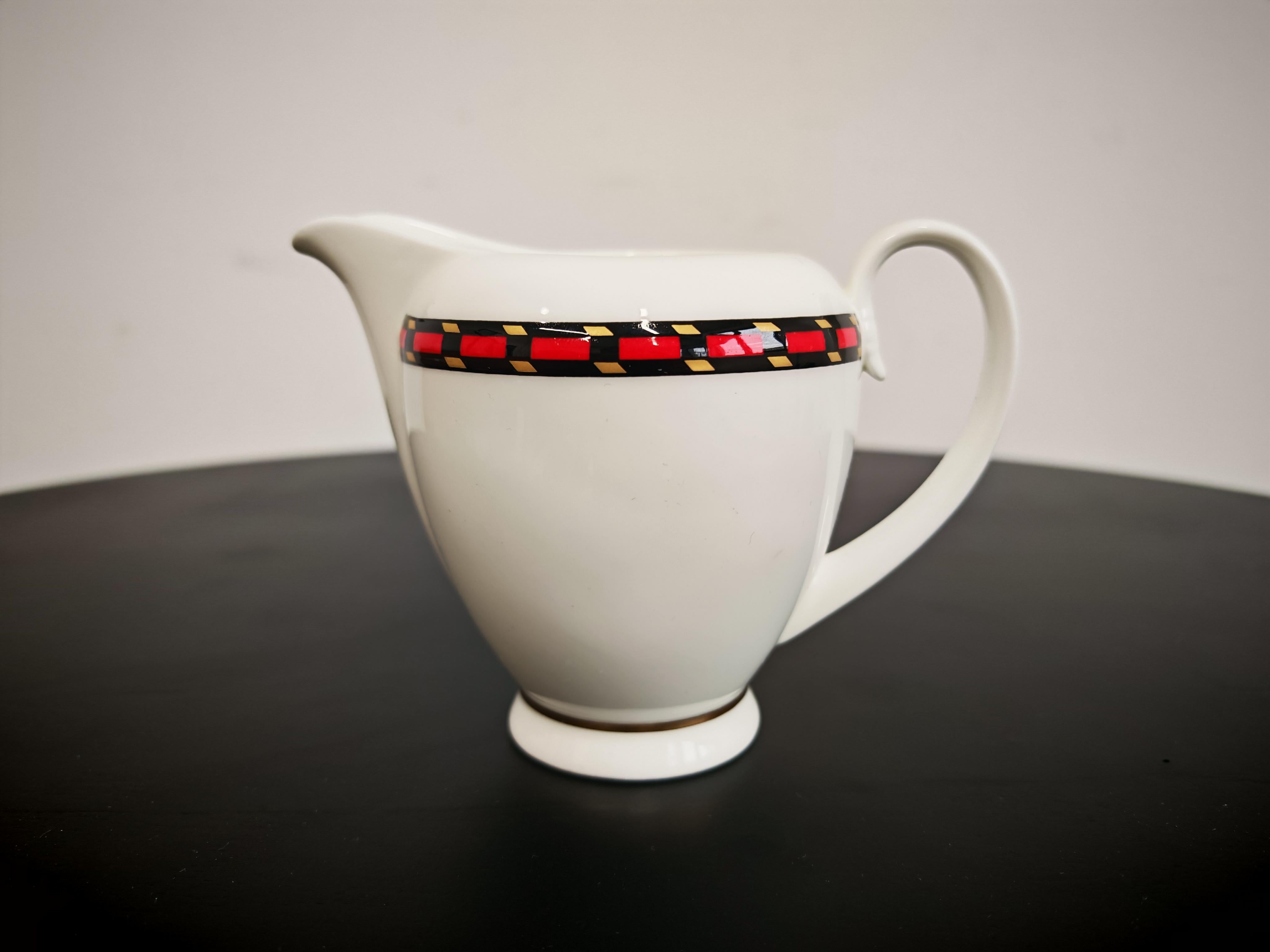 Vintage Bone China Tea Set by Paloma Picasso, by Heinrich for Villeroy & Boch In Good Condition For Sale In Beograd, RS