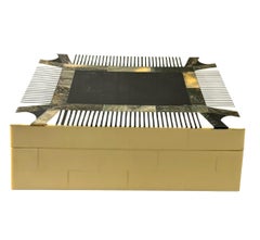 Vintage Bone, Mother-of-Pearl and Ebony Decorative Box