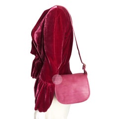 Vintage Bonnie Cashin Coach Bag Messenger Shoulder Bag Rose Pink Leather Rare