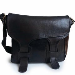 Vintage Bonnie Cashin Coach Courier Bag with Double Front Flaps Rare 60s NYC Bag