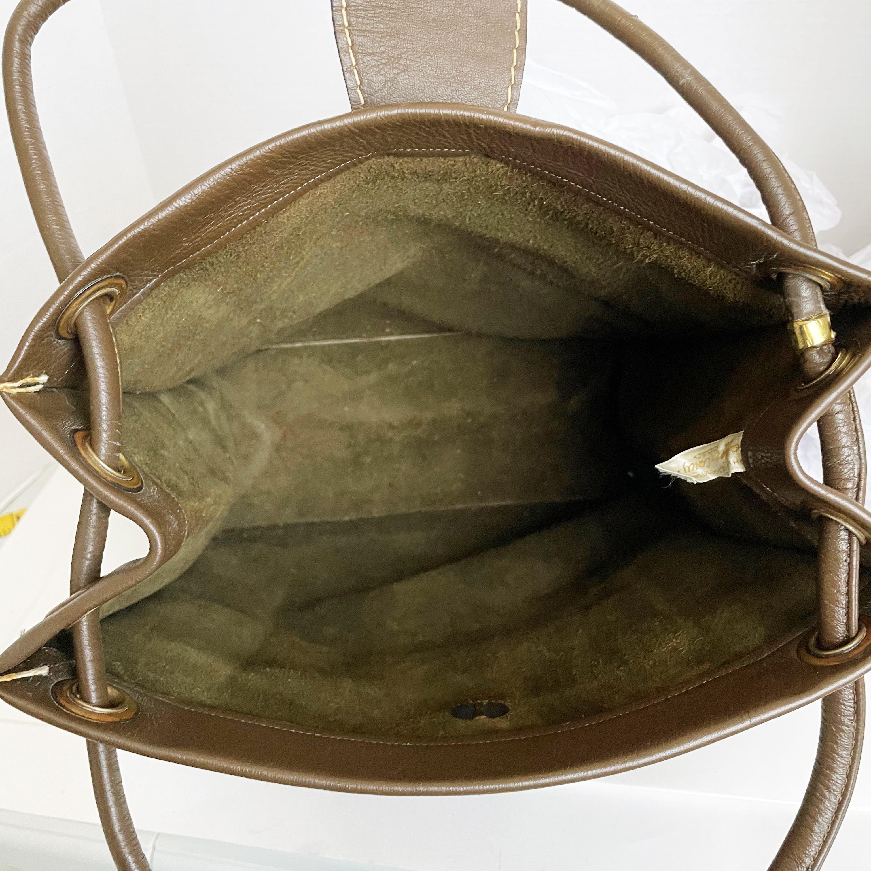 Vintage Bonnie Cashin für Coach Tasche Cashin Carry Leder Tote 1960er Jahre Selten 3