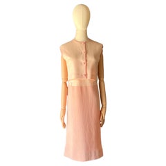 Vintage BONWIT TELLER Robe en laine avec gilet Vintage BONWIT TELLER Robe en laine avec gilet