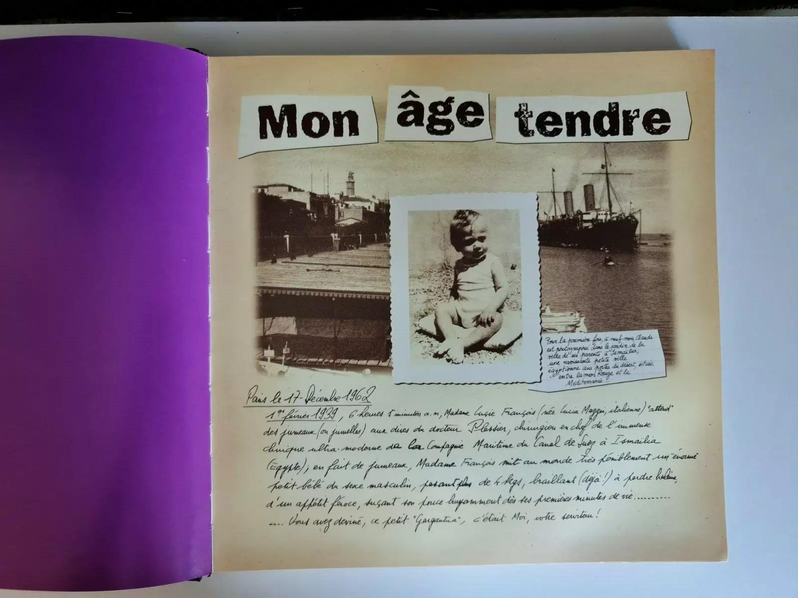 Papier Livre vintage 