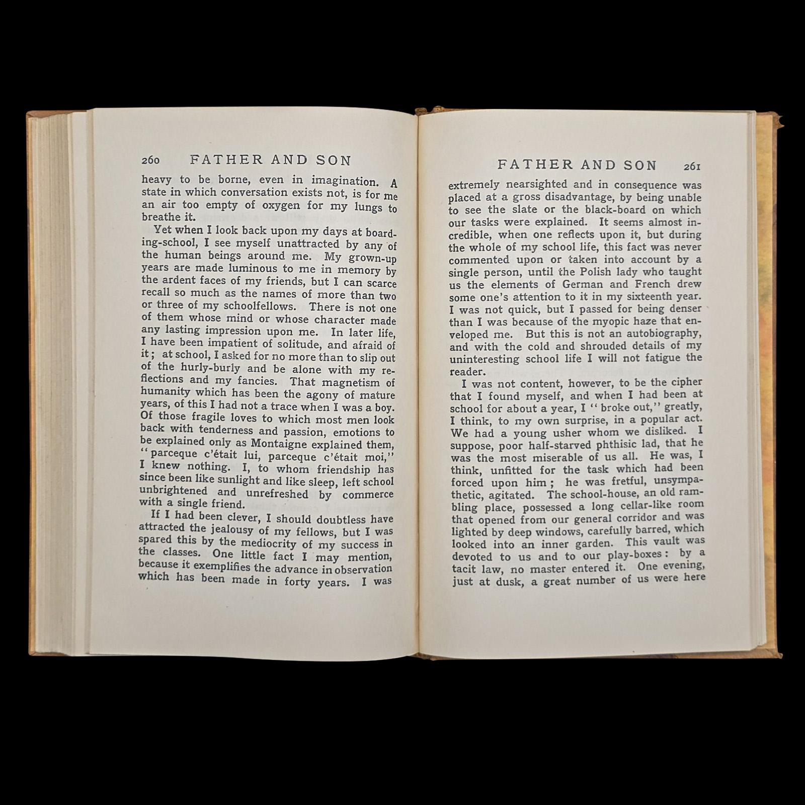 Vintage Book, Vater und Sohn, Edmund Gosse, Memoiren, Literarischer Klassiker, CIRCA 1935 im Angebot 4