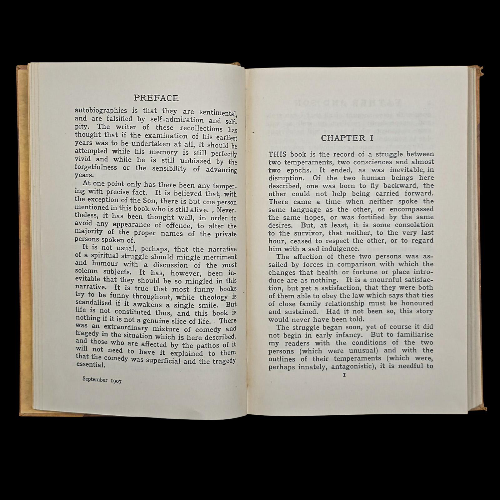 Vintage Book, Vater und Sohn, Edmund Gosse, Memoiren, Literarischer Klassiker, CIRCA 1935 im Zustand „Gut“ im Angebot in Hele, Devon, GB