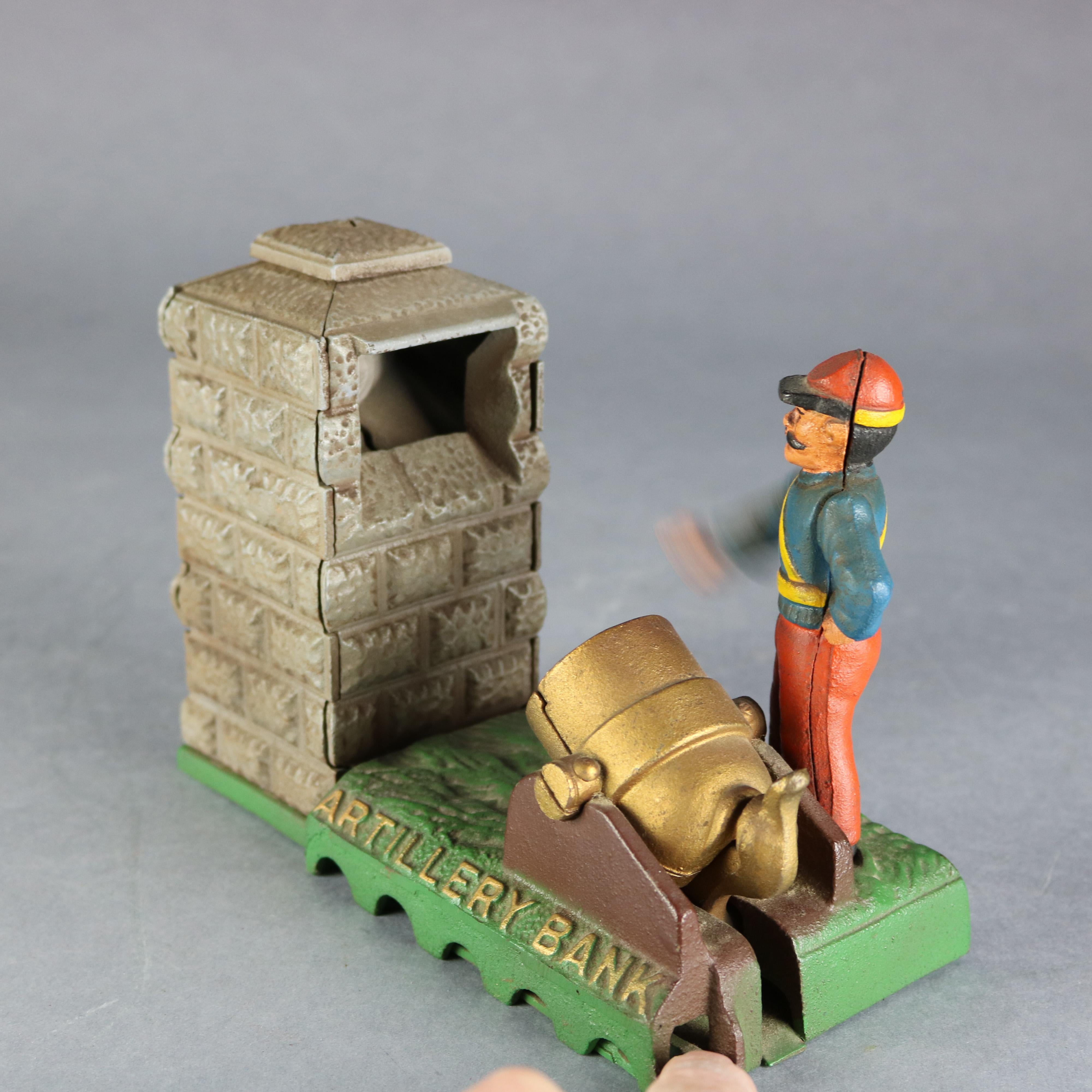 cast iron artillery bank