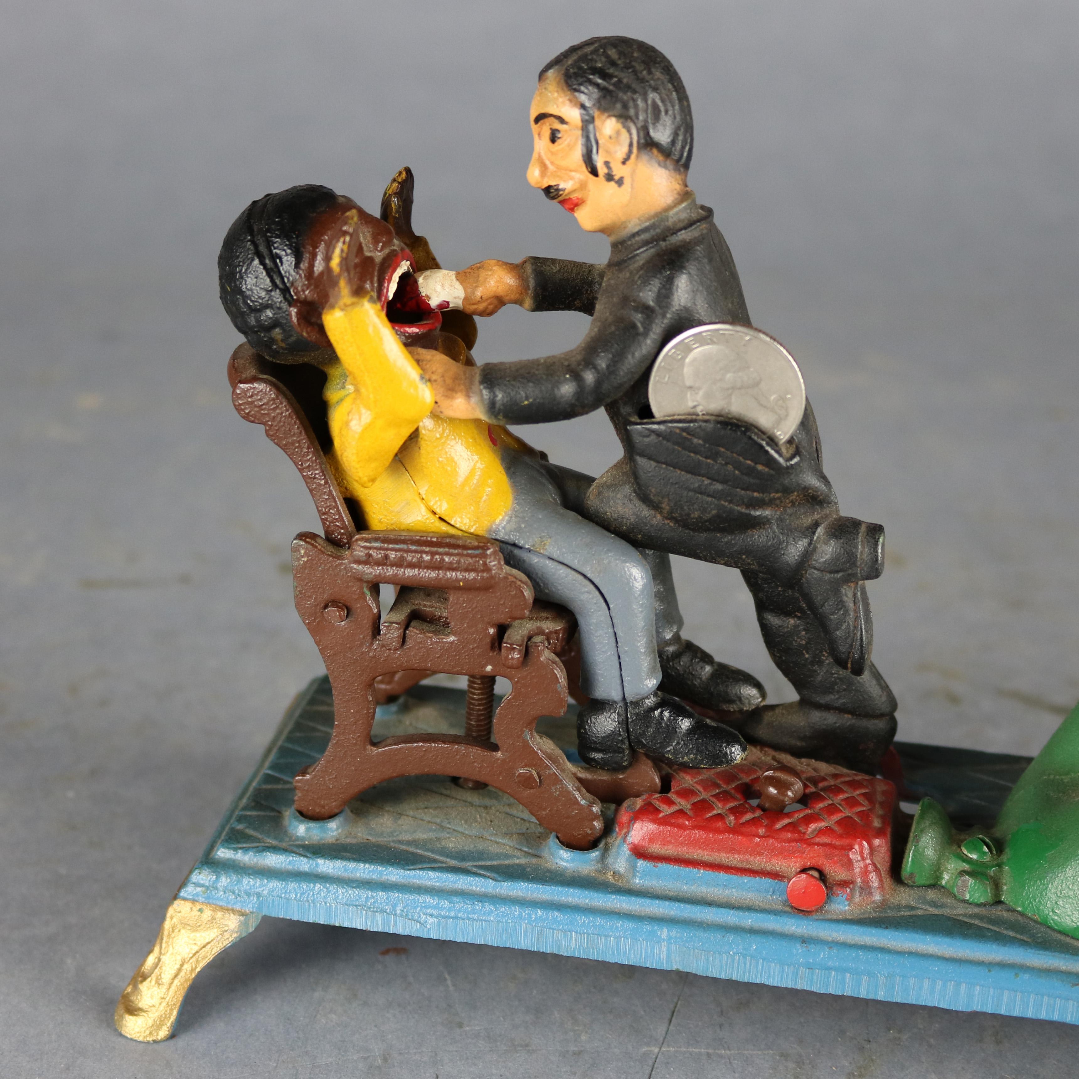 cast iron dentist bank