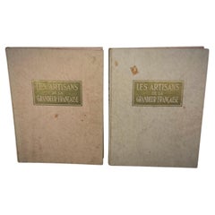 Conjunto de libros de época "Les artisans de la grandeur Française" de B. Arnaud -  - 2Y473