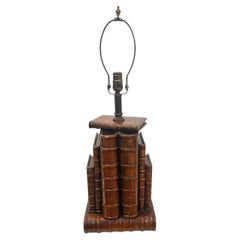 Vintage Book Stack Lamp