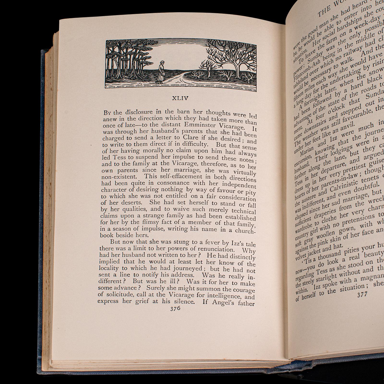 Livre vintage Tess Of The D'Urbevilles, Thomas Hardy, édition limitée, roman en vente 4