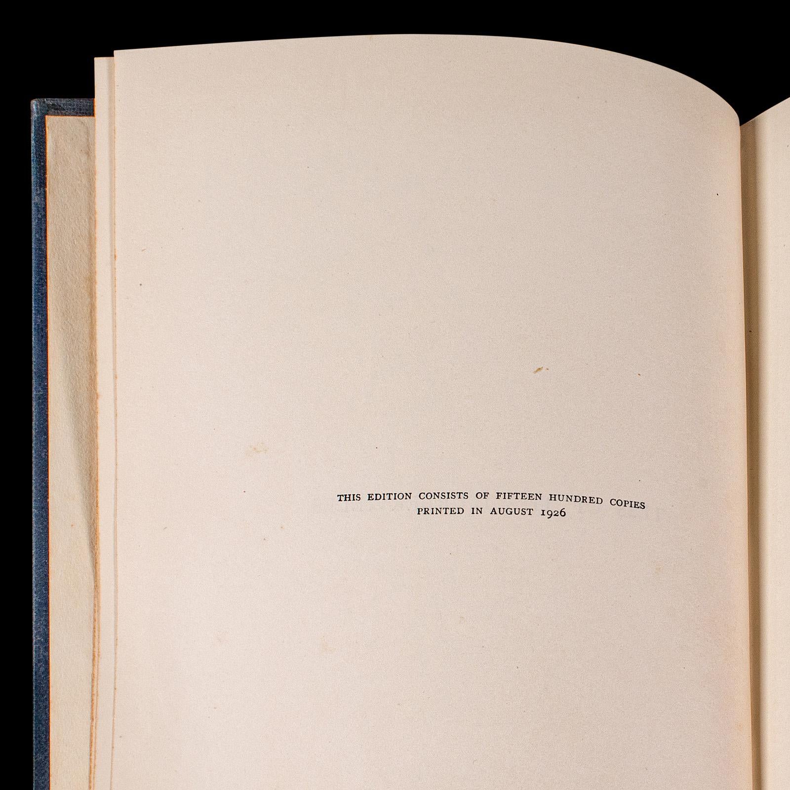 Mid-Century Modern Livre vintage Tess Of The D'Urbevilles, Thomas Hardy, édition limitée, roman en vente