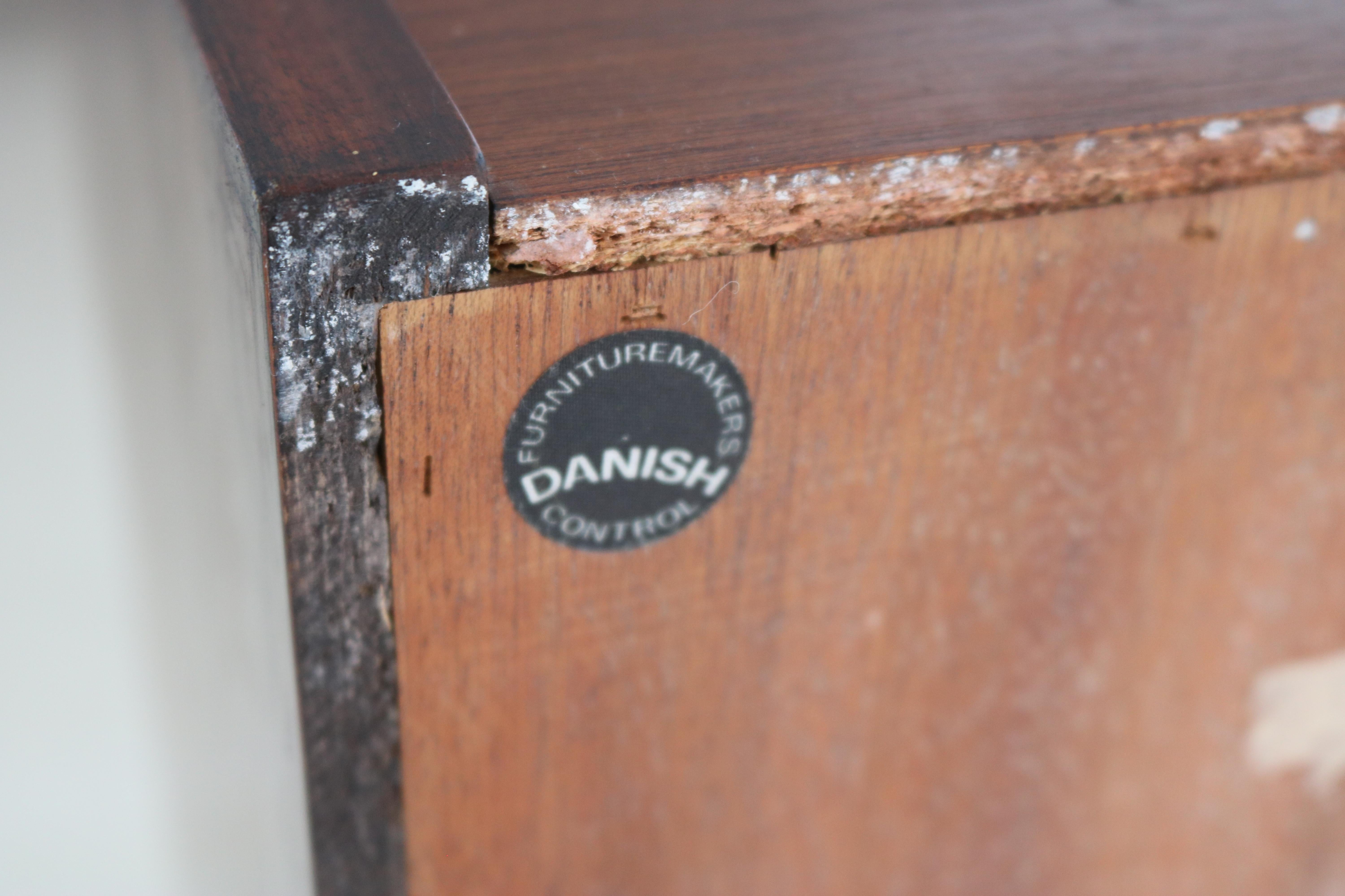 Vintage Bookcase Cabinet 60s Danish 4