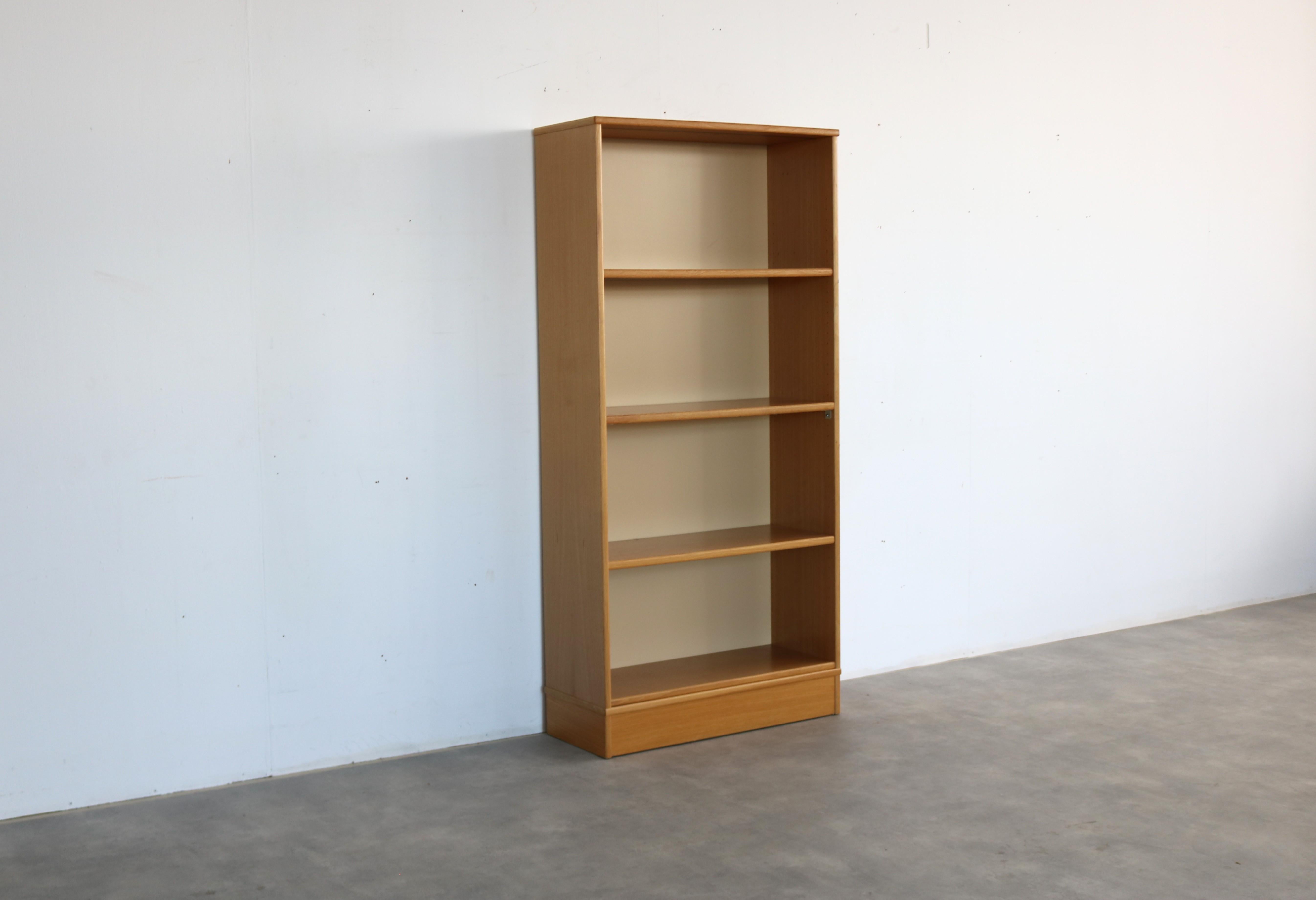 Swedish vintage bookcase  cabinet  oak  Sweden For Sale