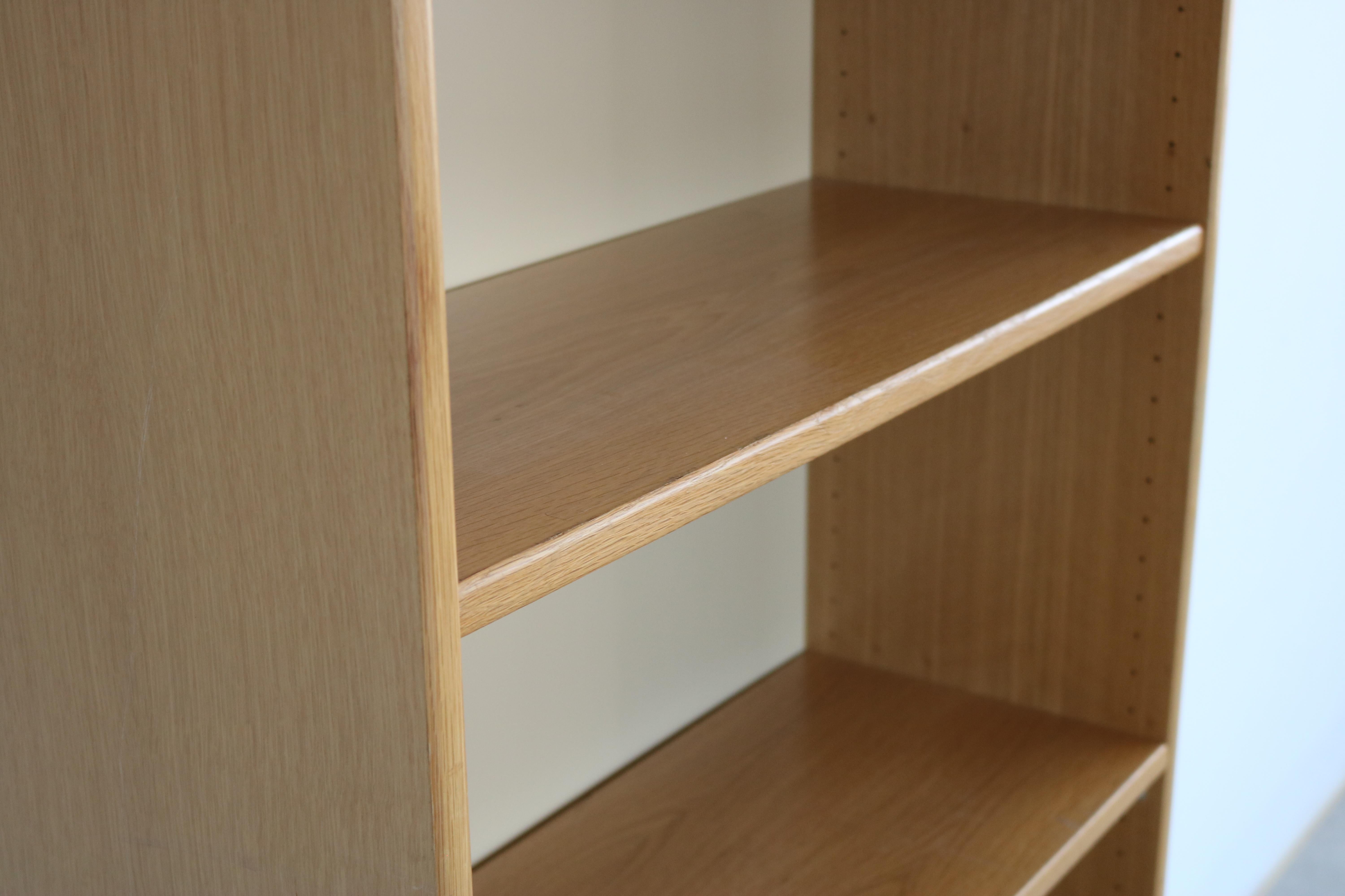 Late 20th Century vintage bookcase  cabinet  oak  Sweden For Sale