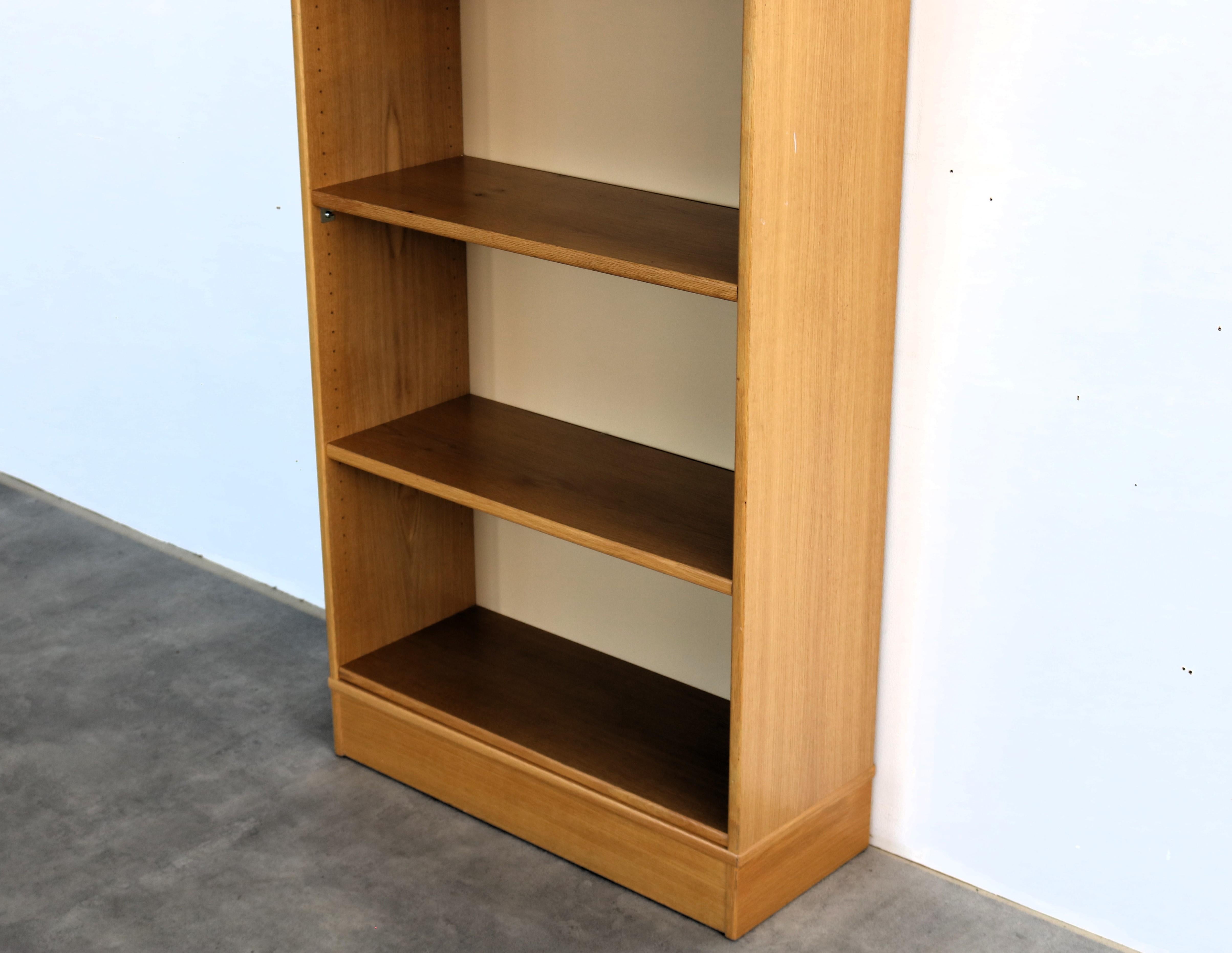 Oak vintage bookcase  cabinet  oak  Sweden For Sale