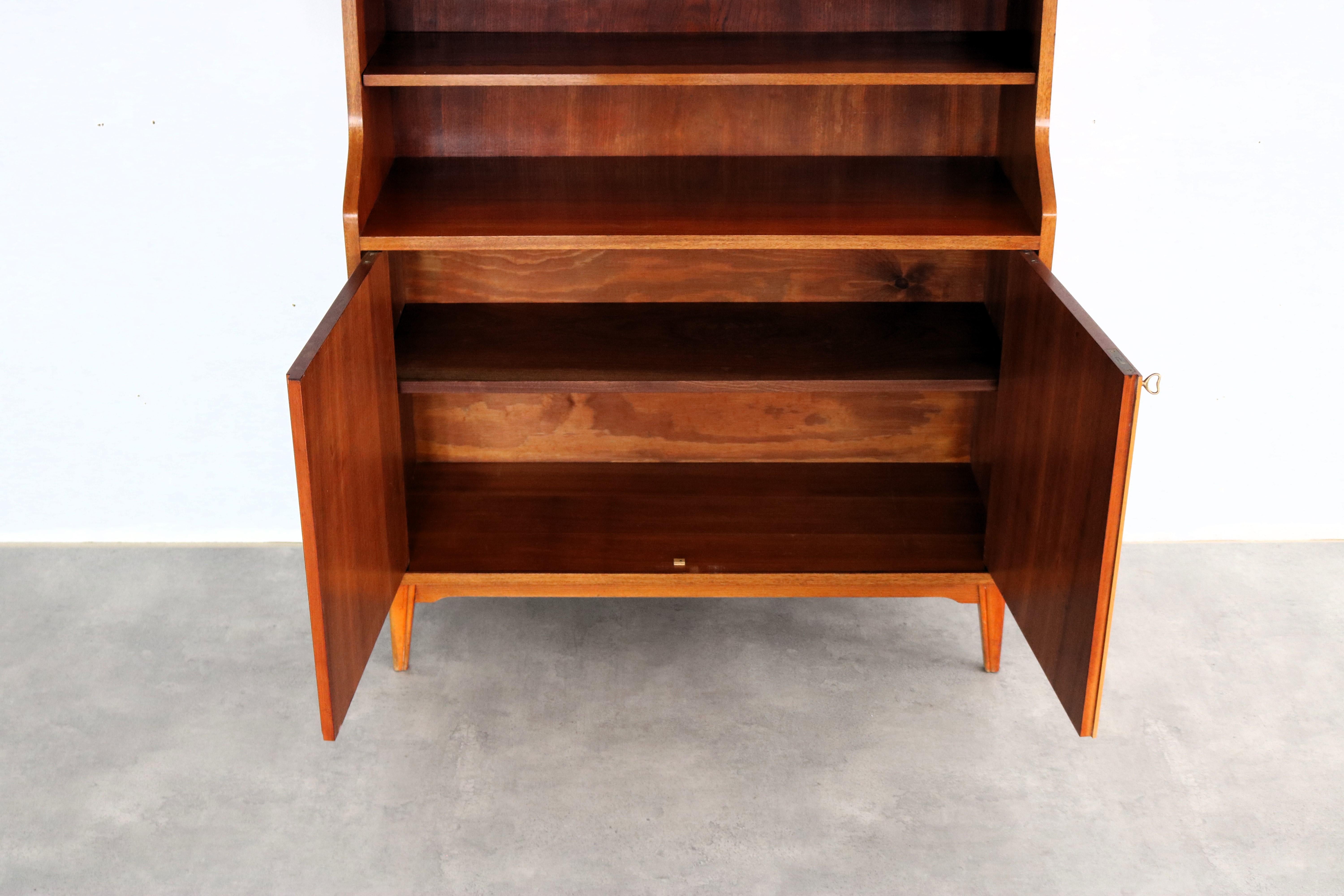 vintage bookcase | cupboard | 60s | Sweden For Sale 1