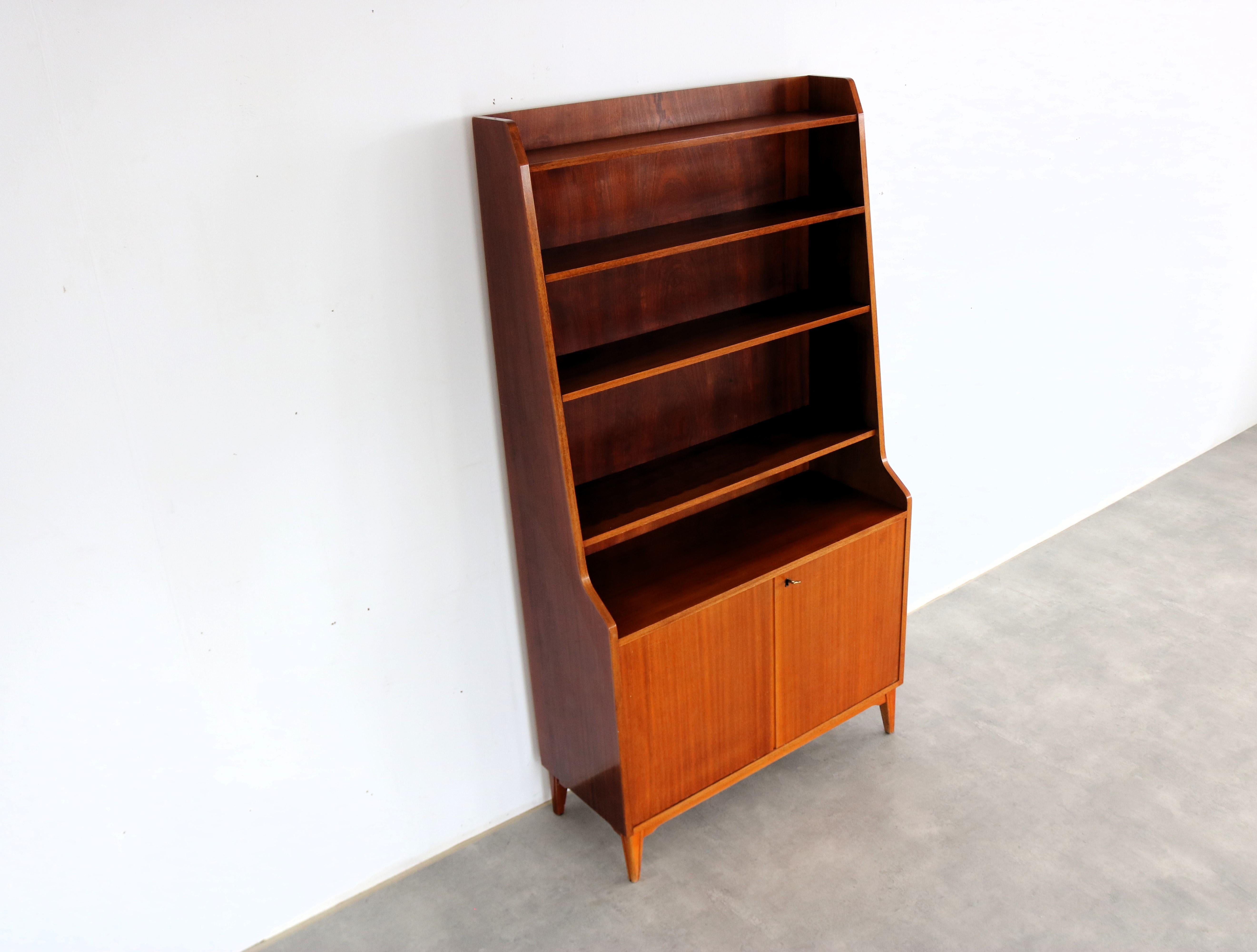 vintage bookcase | cupboard | 60s | Sweden For Sale 2