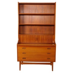 Libreria vintage  Segreteria  Teak  Johannes Sorth