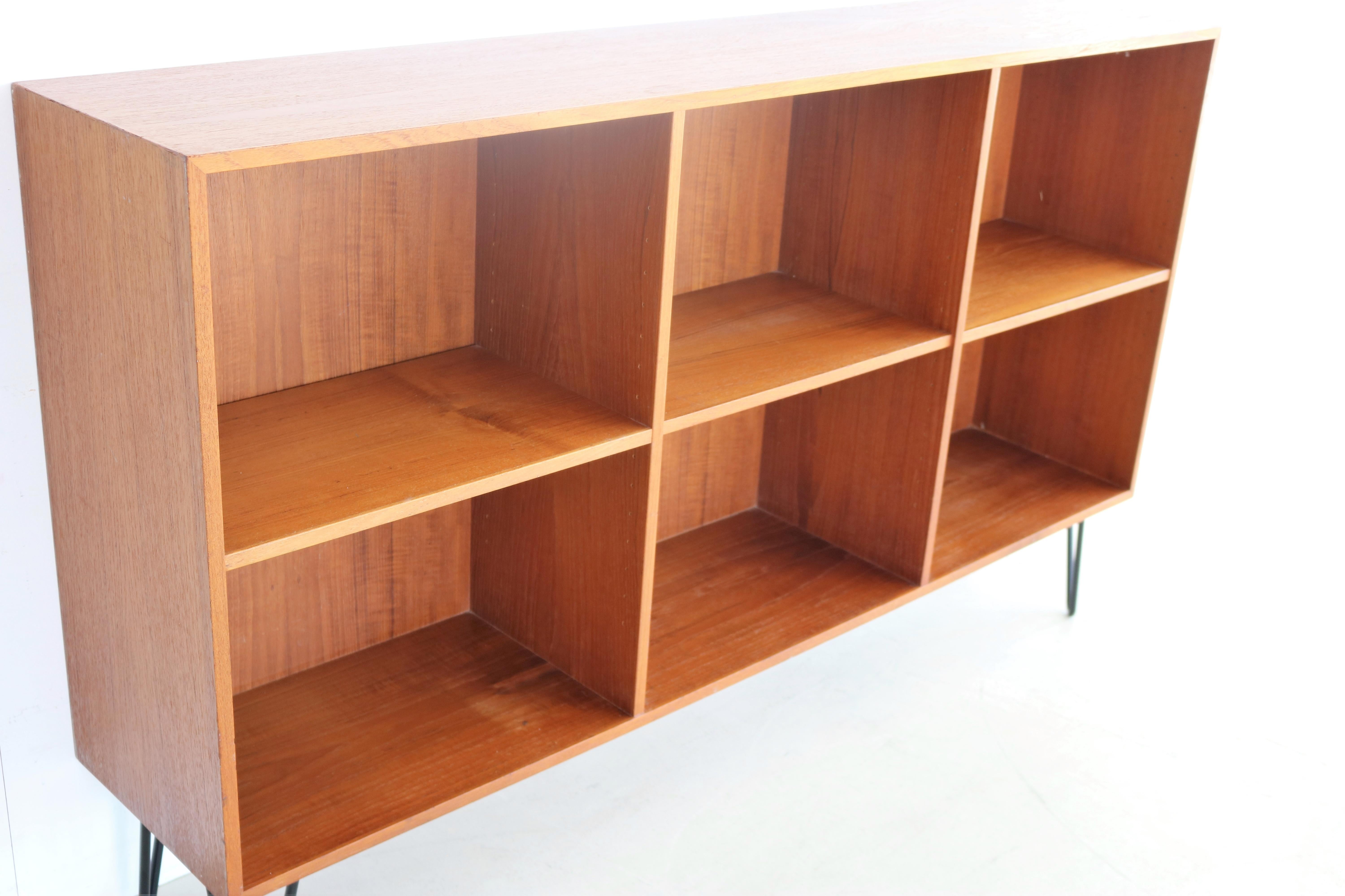 Teak vintage bookcase  sideboard  60s  teak For Sale