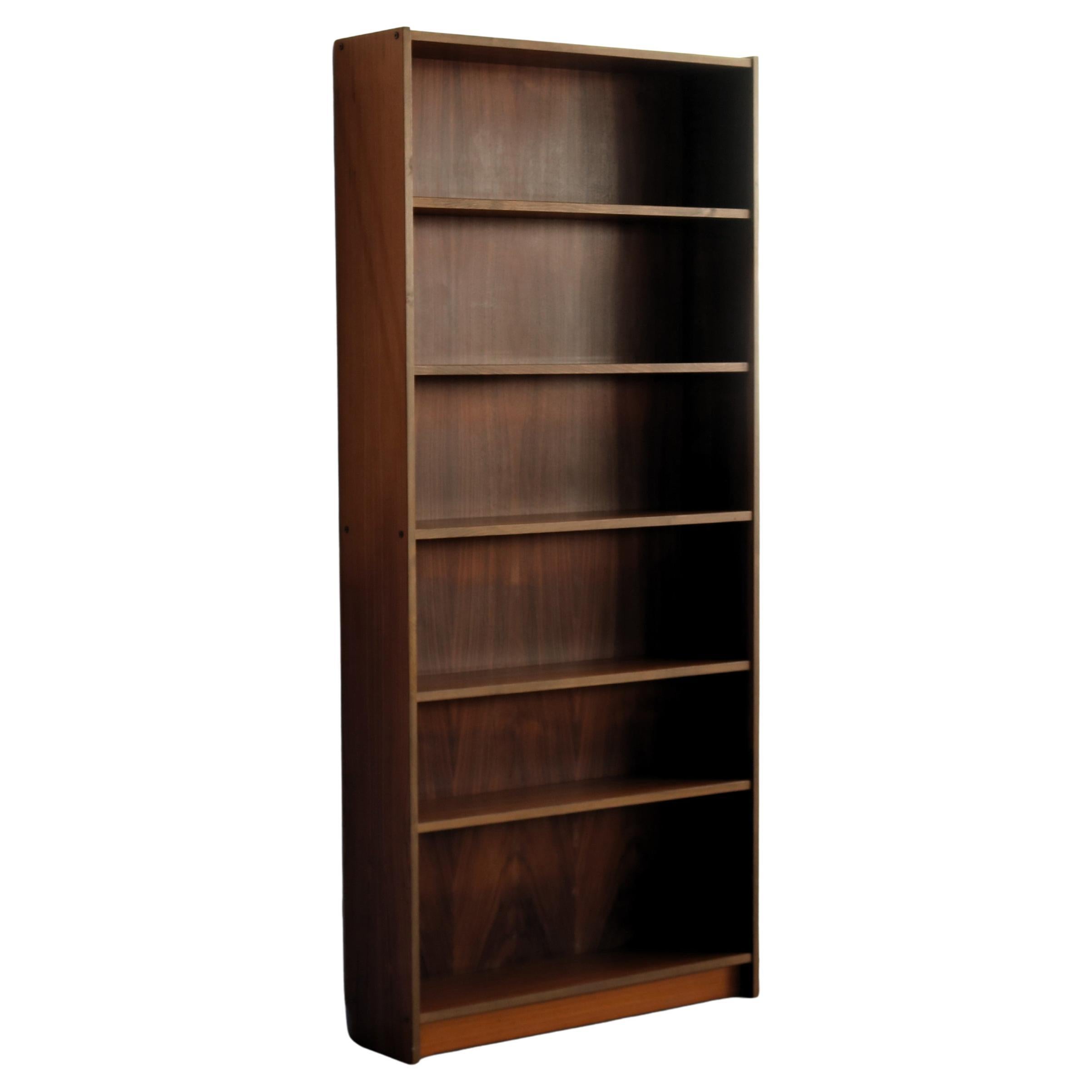 Vintage bookcase  teak  cabinet  1960s For Sale