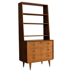 Vintage-Bücherregal  Hängeschrank  1960s  Schweden
