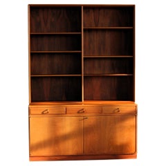 vintage bookcase  wall cupboard  60s  Bodafors