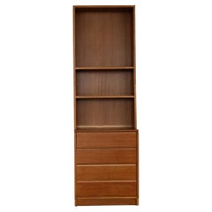 vintage bookcase  wall cupboard  60s  Sweden  period  60's design  unknown