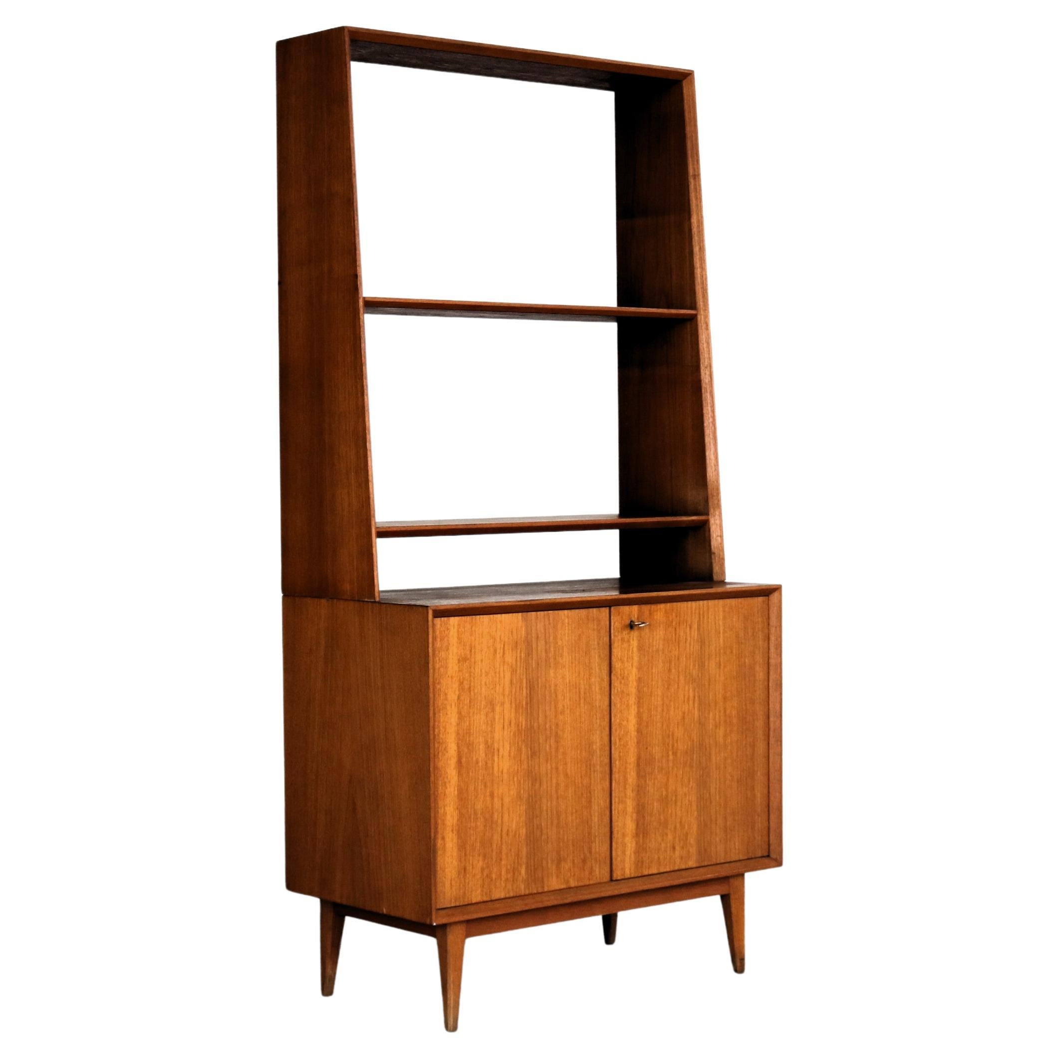 Vintage bookcase  wall unit  1960s  Swedish For Sale