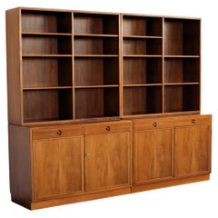 vintage bookcases  cabinets  1960s  Skaraborgs