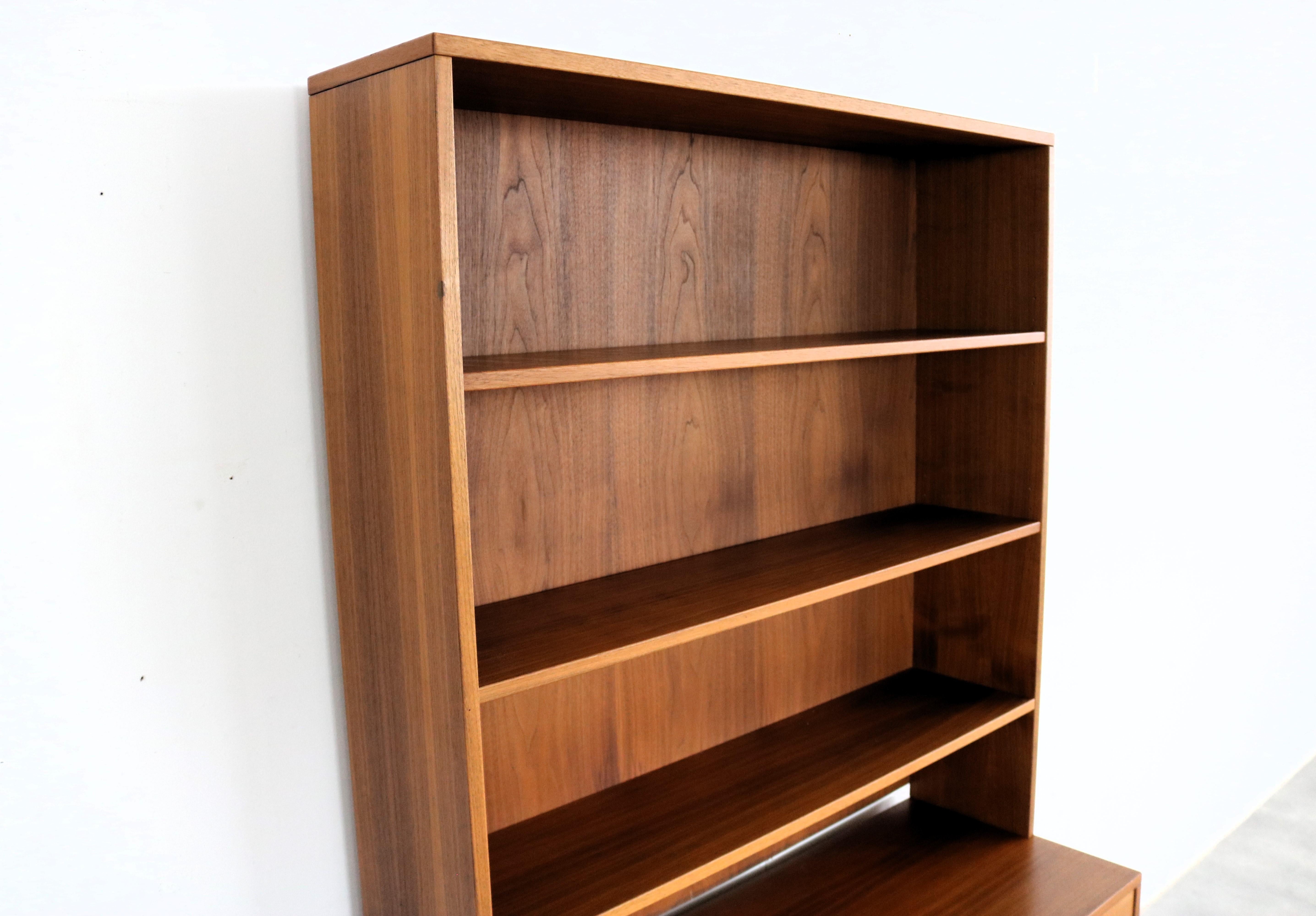 Teak vintage bookcases | wall cupboard | 60s | Sweden For Sale