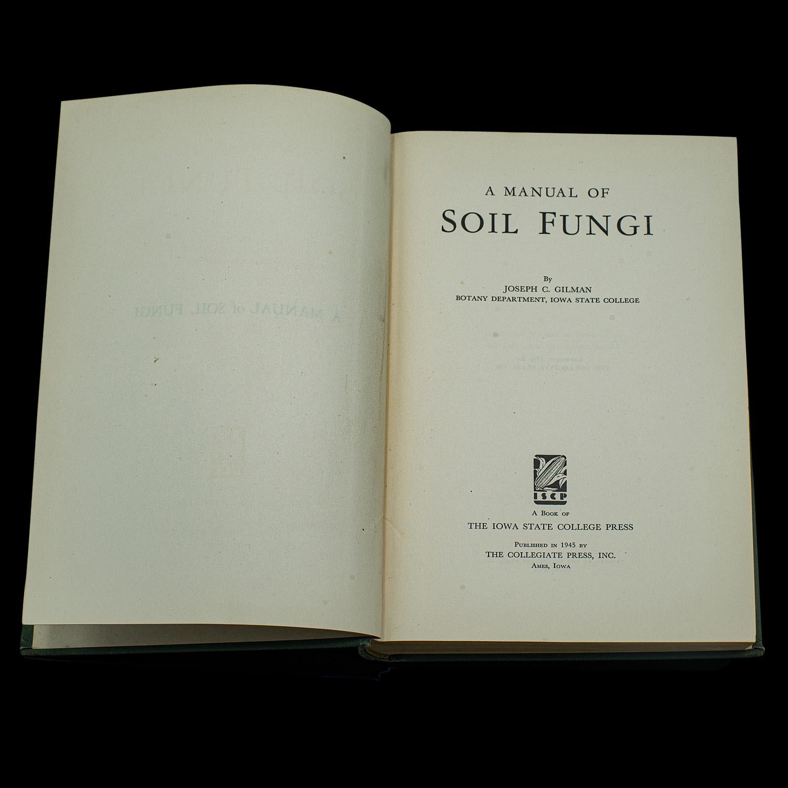 British Vintage Books, Fungi Interest, English Language, Biology, Reference, Scientific For Sale
