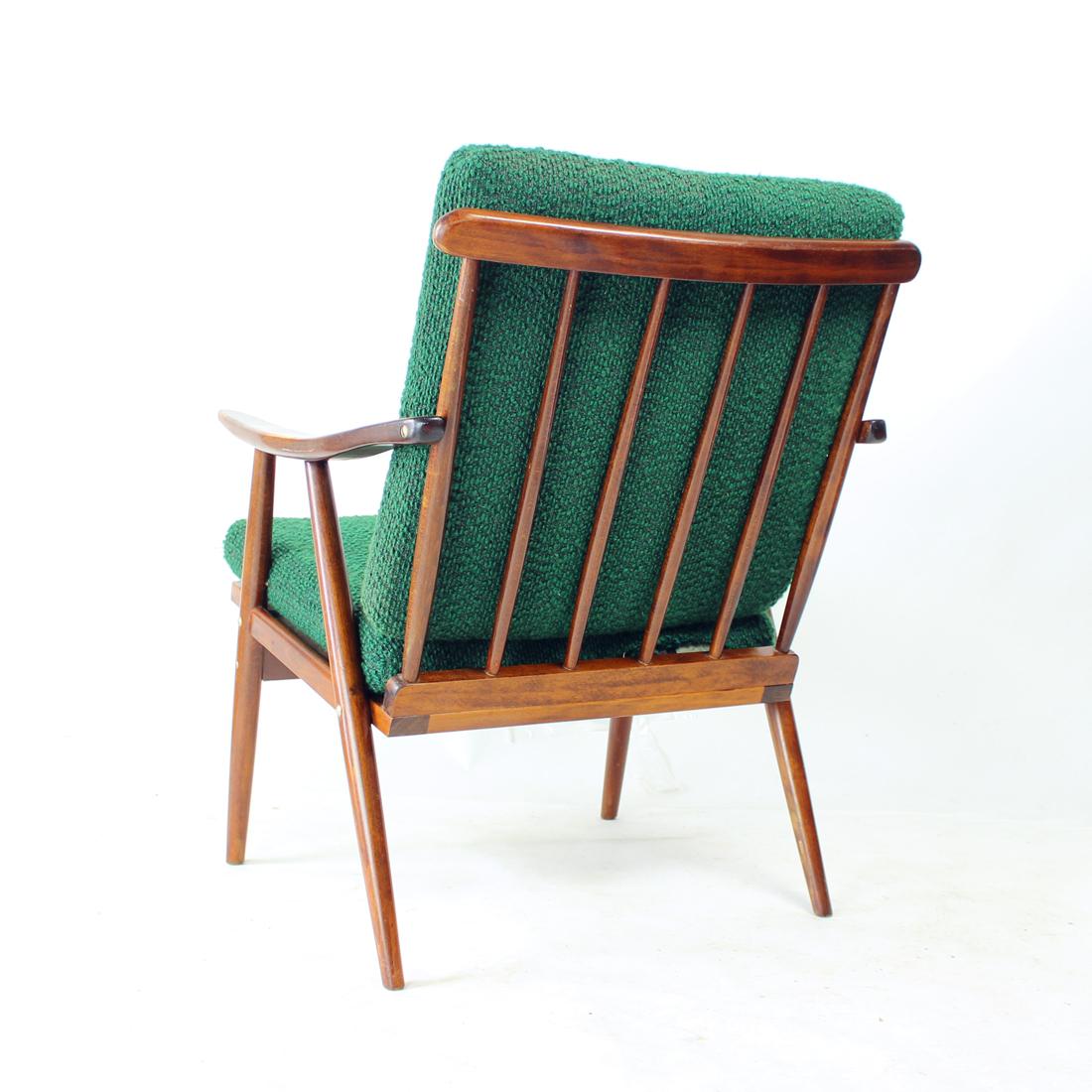 Mid-20th Century Vintage Boomerang Armchair By Ton, Czechoslovakia 1960s For Sale