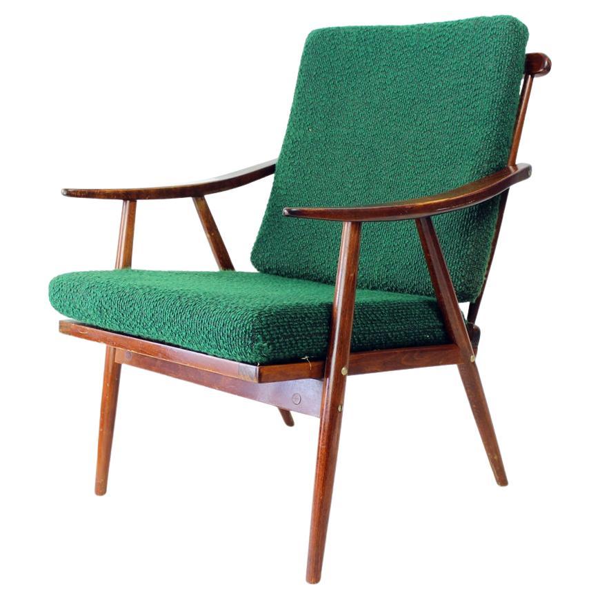 Vintage Boomerang Armchair By Ton, Czechoslovakia 1960s