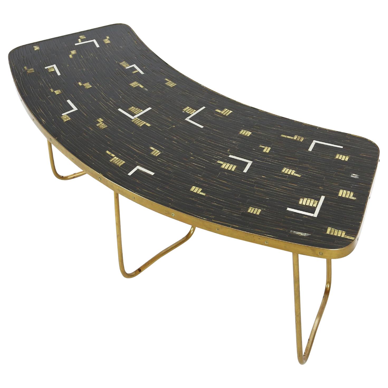 Vintage Boomerang Coffee or Side Table by Berthold Müller, 1950s