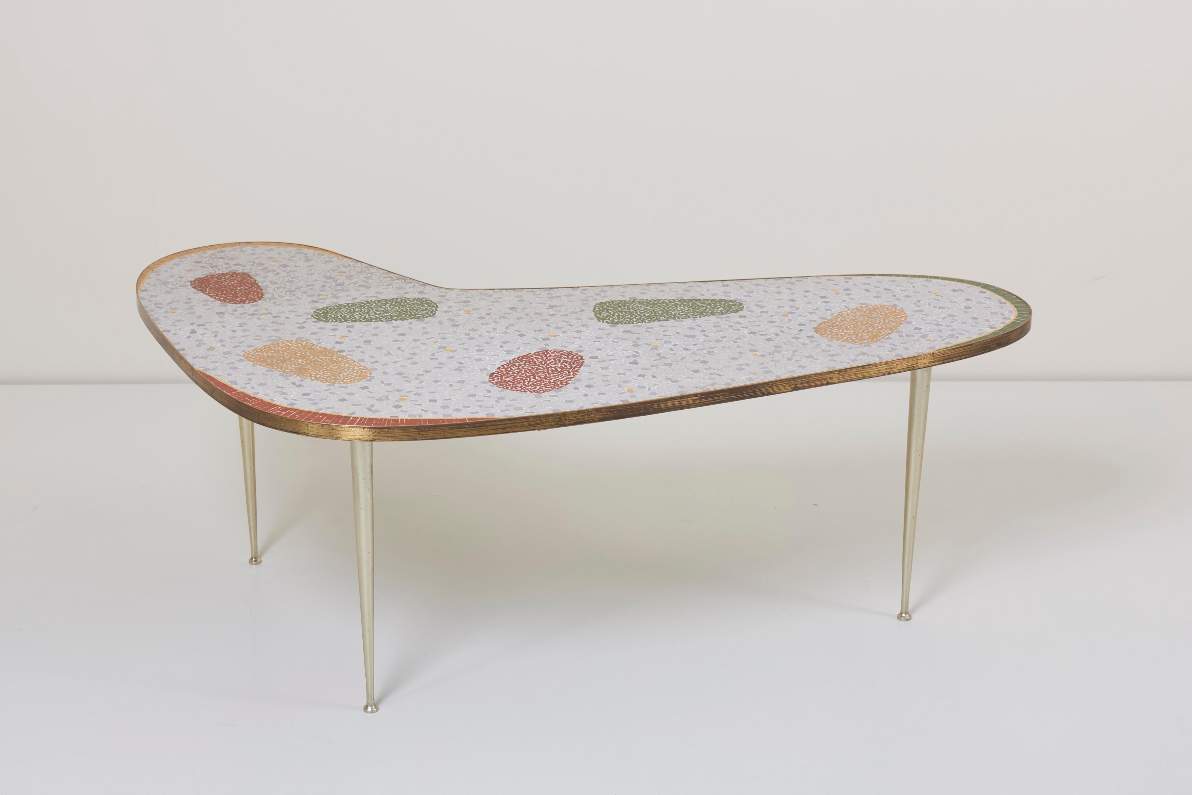 Mid-20th Century Vintage Boomerang Coffee Table by Berthold Müller