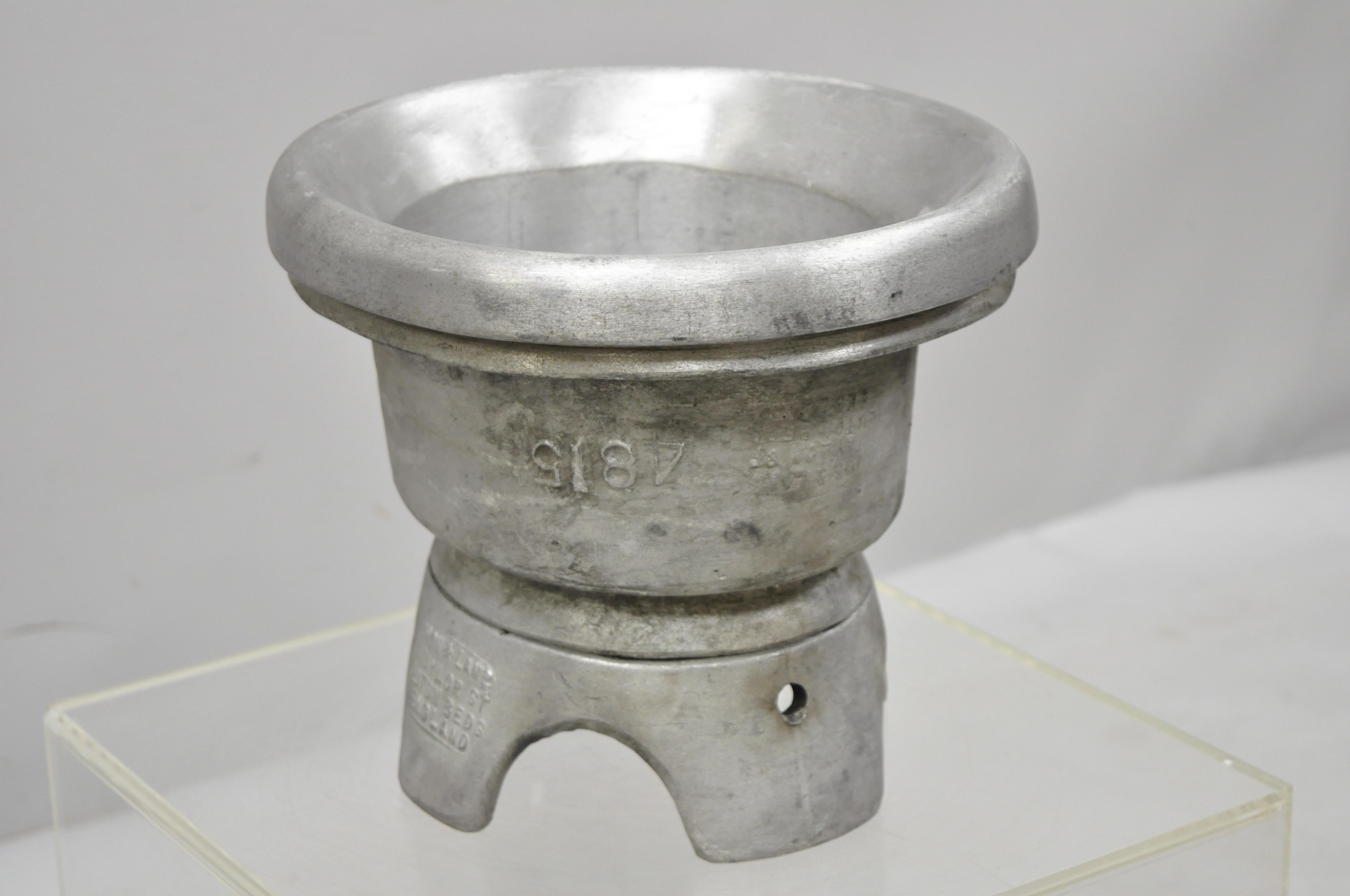 Vintage Boon & Lane aluminum hat block mold form millinery, Luton Beds, England (A) listing is for (1) hat mold as pictured, circa mid-20th century. Measurements: 11