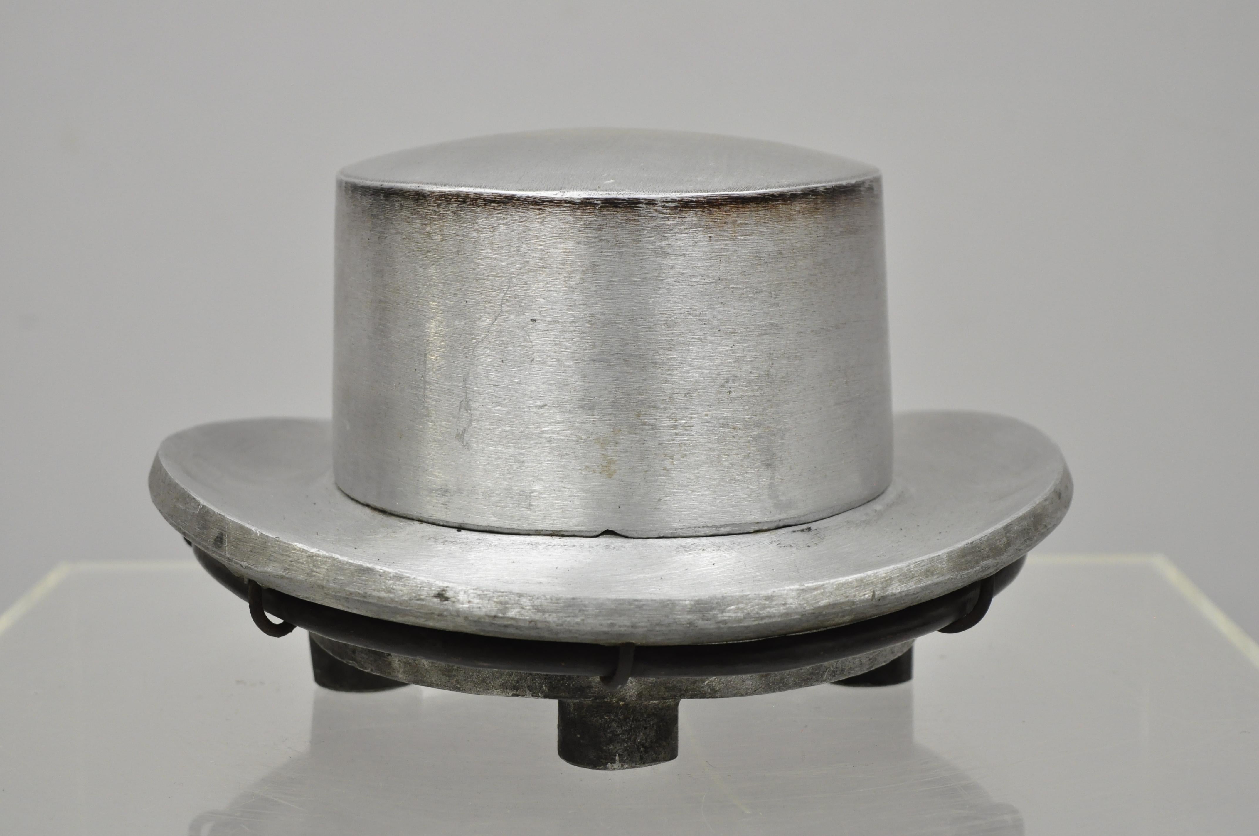 Vintage Boon & Lane Aluminum Hat Block Mold Form Millinery Luton Beds England C 1
