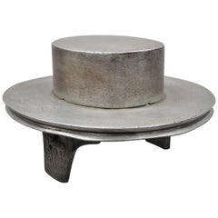 Vintage Boon & Lane Aluminum Hat Block Mold Form Millinery Luton Beds England F