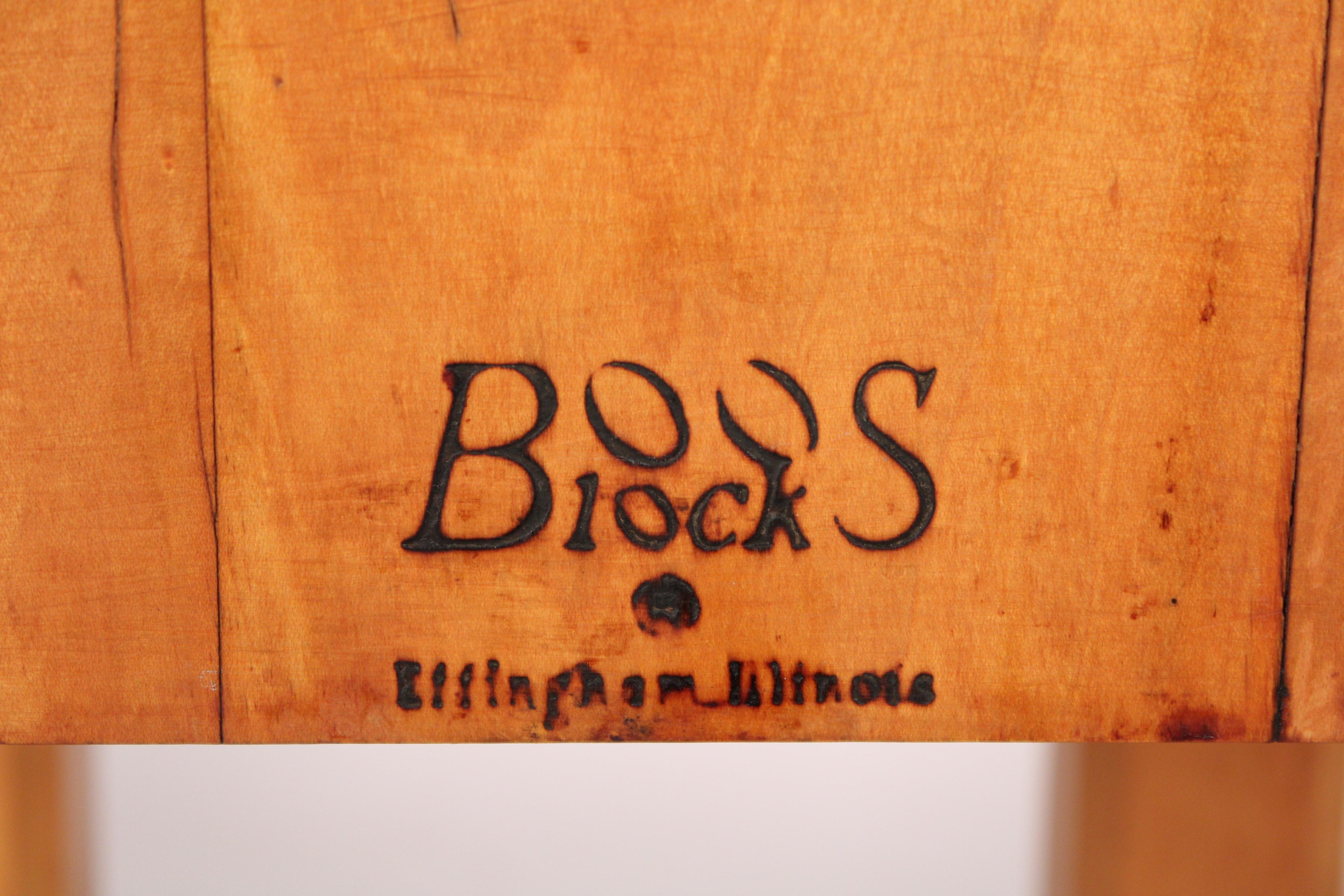 Vintage Boos Block Butcher Block Table 1