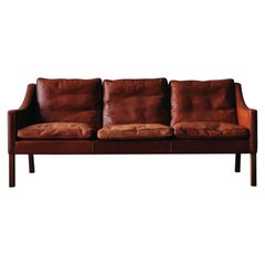 Vintage Borge Mogensen Sofa, Model 2209, from Denmark, circa 1980