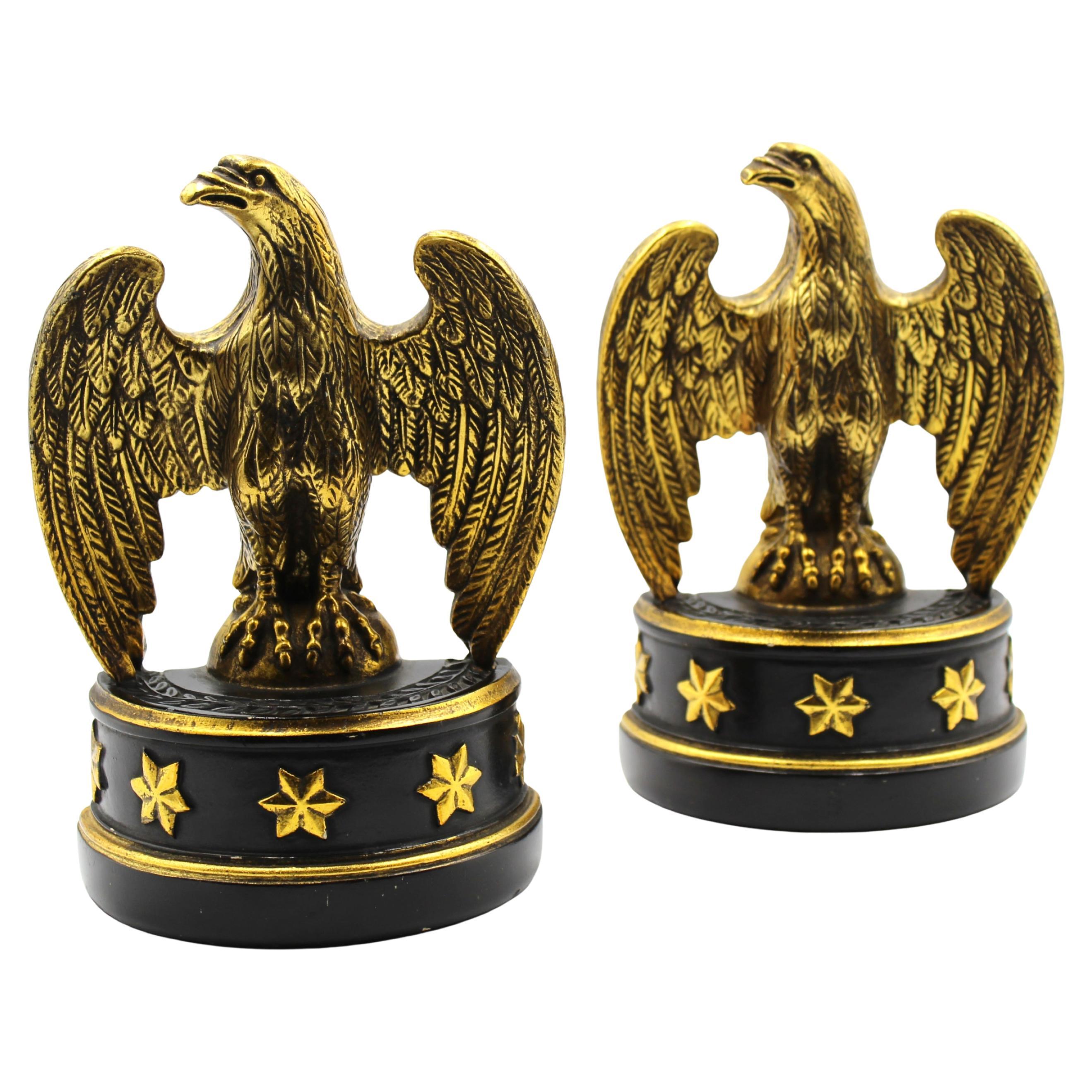 Serre-livres Borghese vintage avec base noire