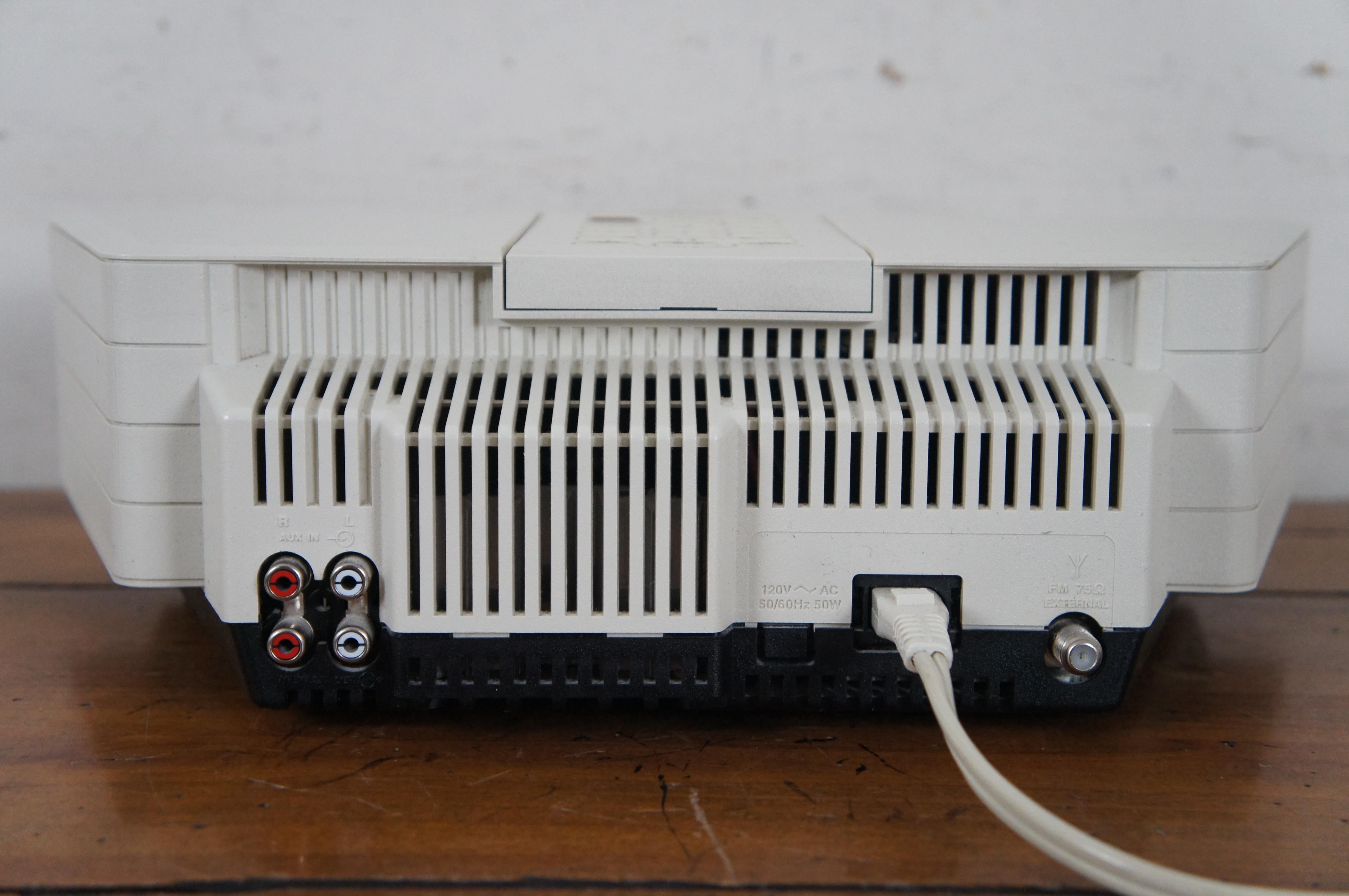 Vintage Bose Wave Radio Alarm Clock Stereo Model AWR1-1W 14