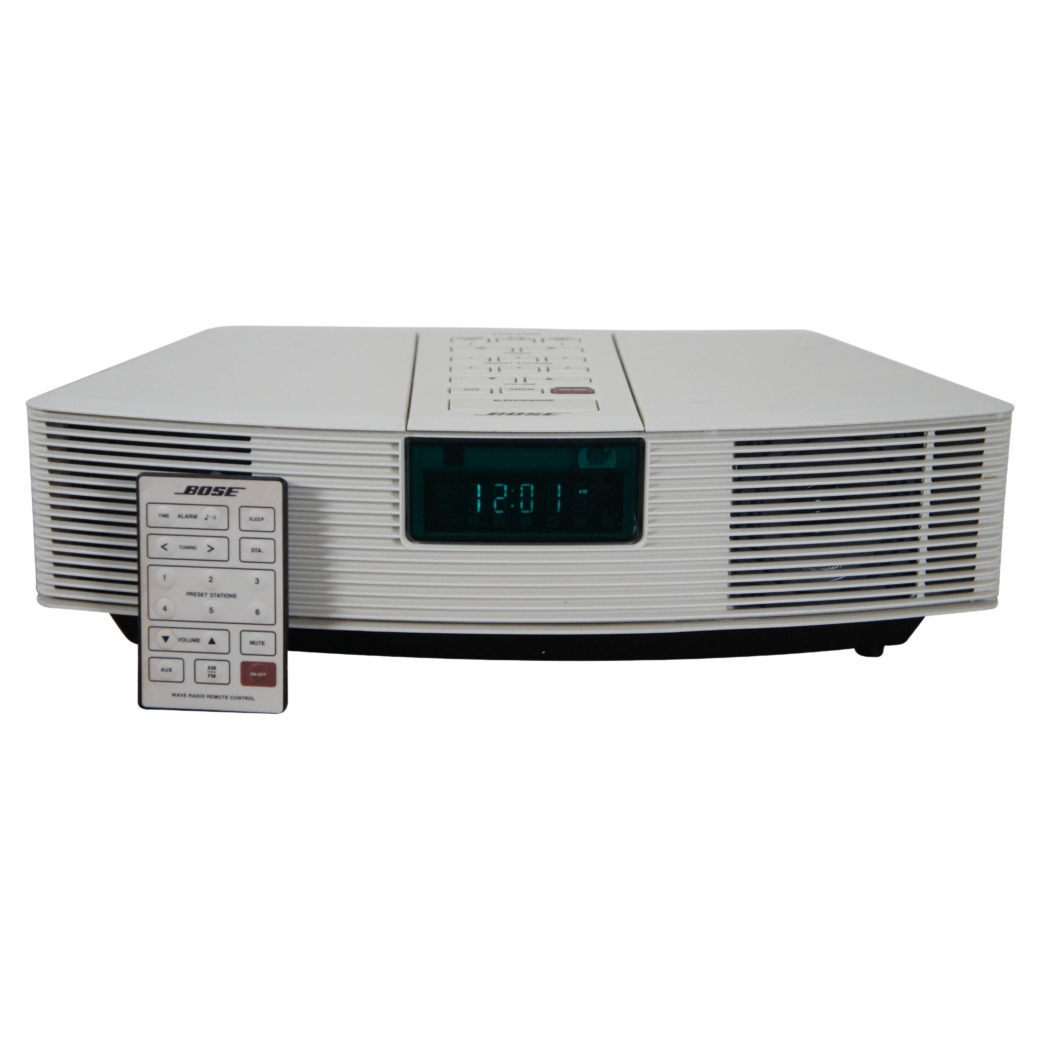 Vintage Bose Wave Radio Alarm Clock Stereo Model AWR1-1W 14" For Sale at  1stDibs