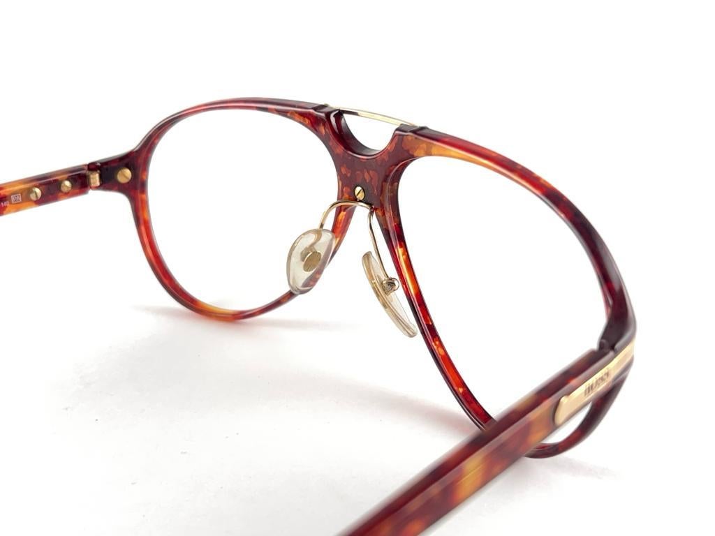 Vintage Boss By Carrera 5169 13 Aviator Marbled Rx Frame 1990'S Made In Austria For Sale 7