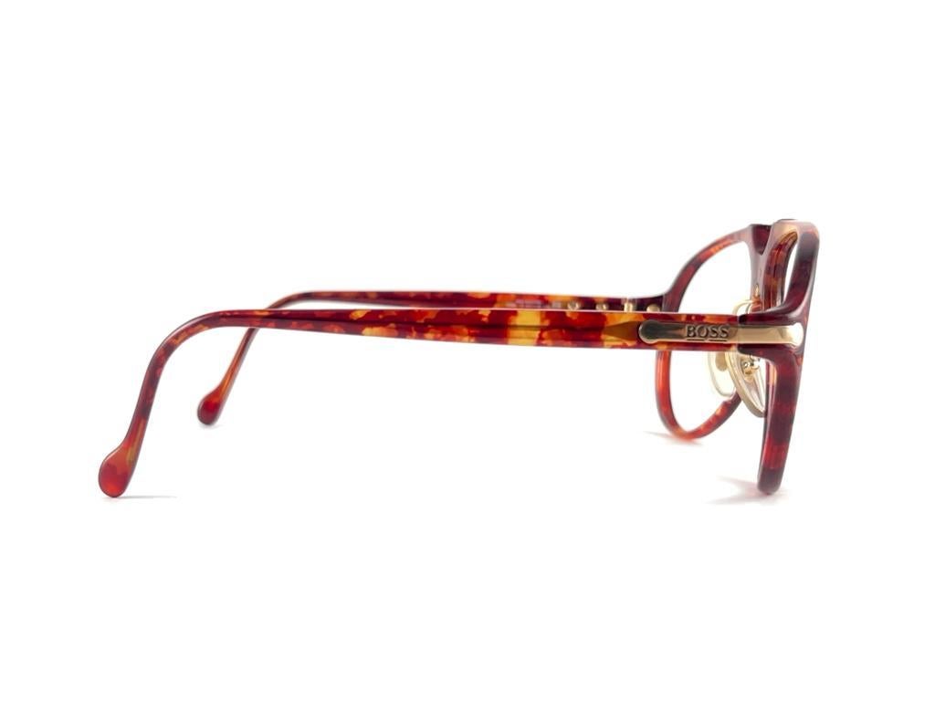 Vintage Boss By Carrera 5169 13 Aviator Marbled Rx Frame 1990'S Made In Austria For Sale 3