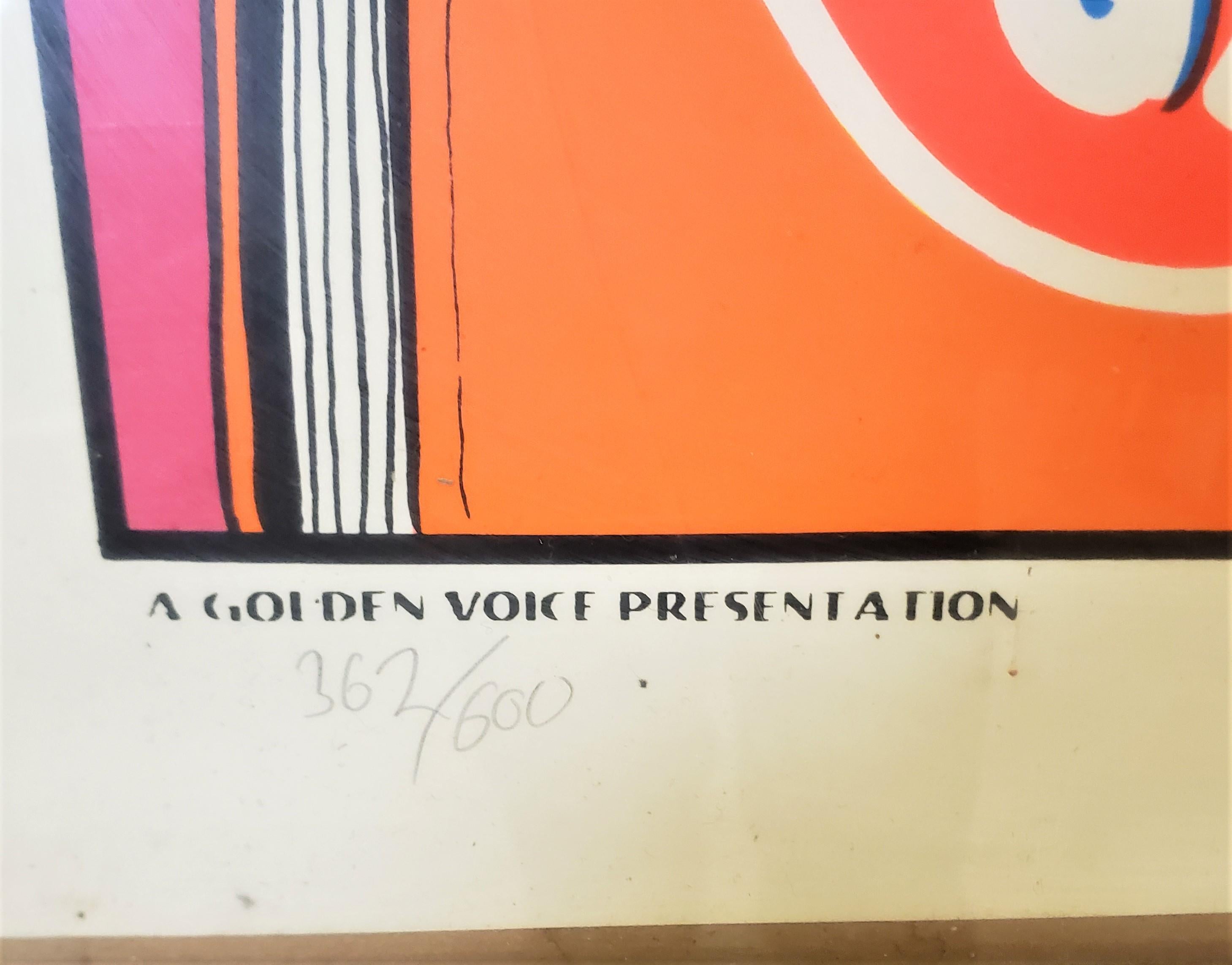 Pressed Vintage Boss Hog Limited Edition Signed Coop Concert Poster #362/600 For Sale