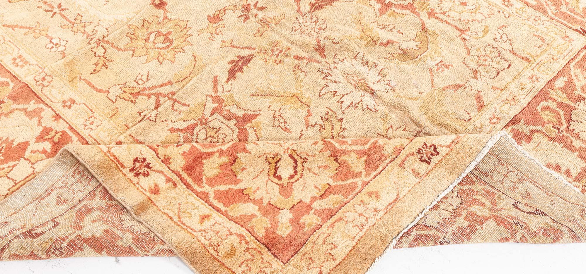 Alfombra Vintage Botanic Indian Amritsar en Bueno estado para la venta en New York, NY