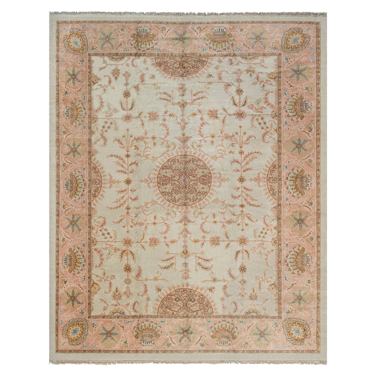 Antique Turkish Sivas Handmade Botanic Carpet by Doris Leslie Blau For Sale  at 1stDibs