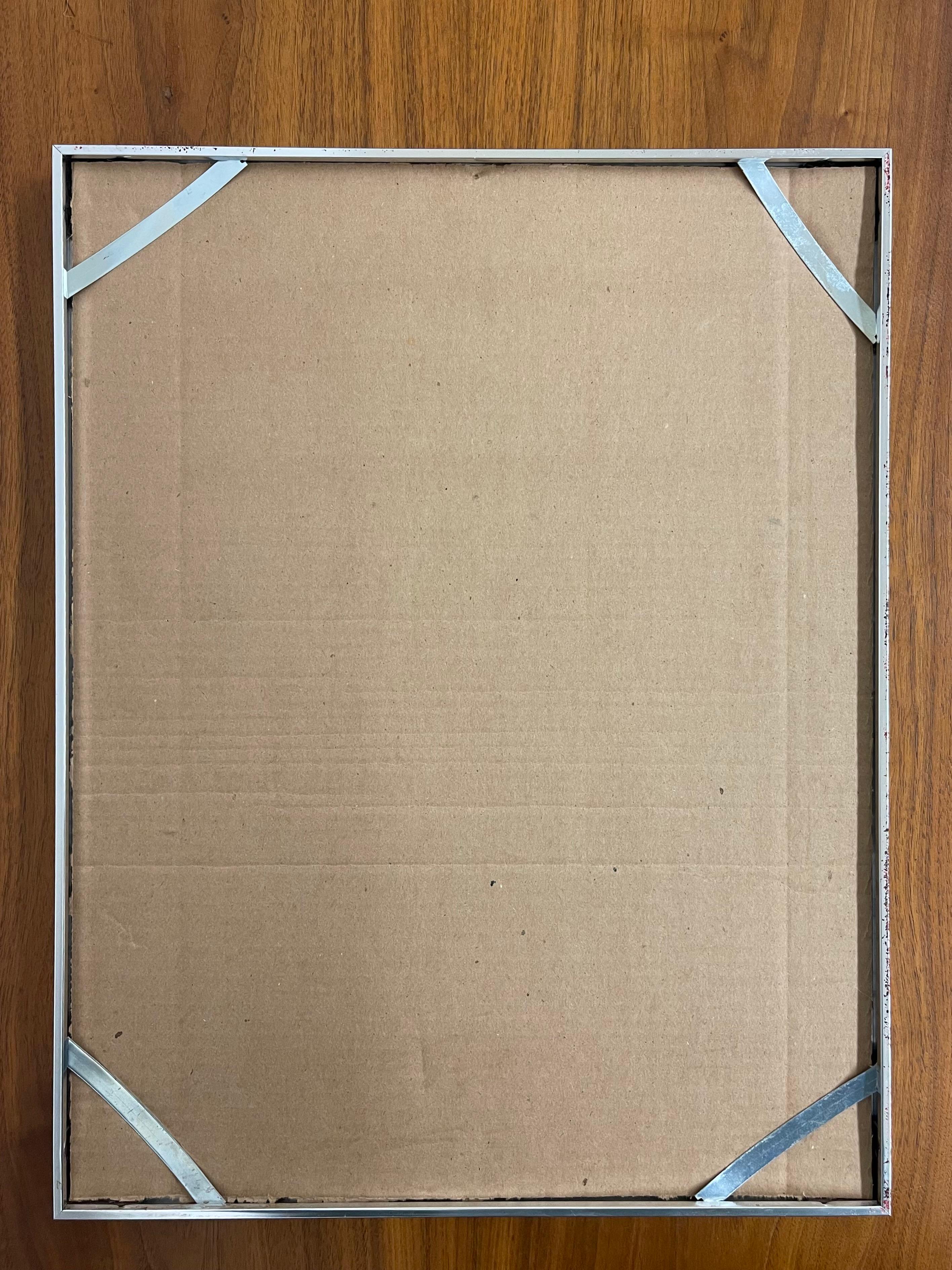 Disegno botanico d'epoca a penna e inchiostro di un fiore di orchidea, incorniciato in bianco e nero in vendita 4