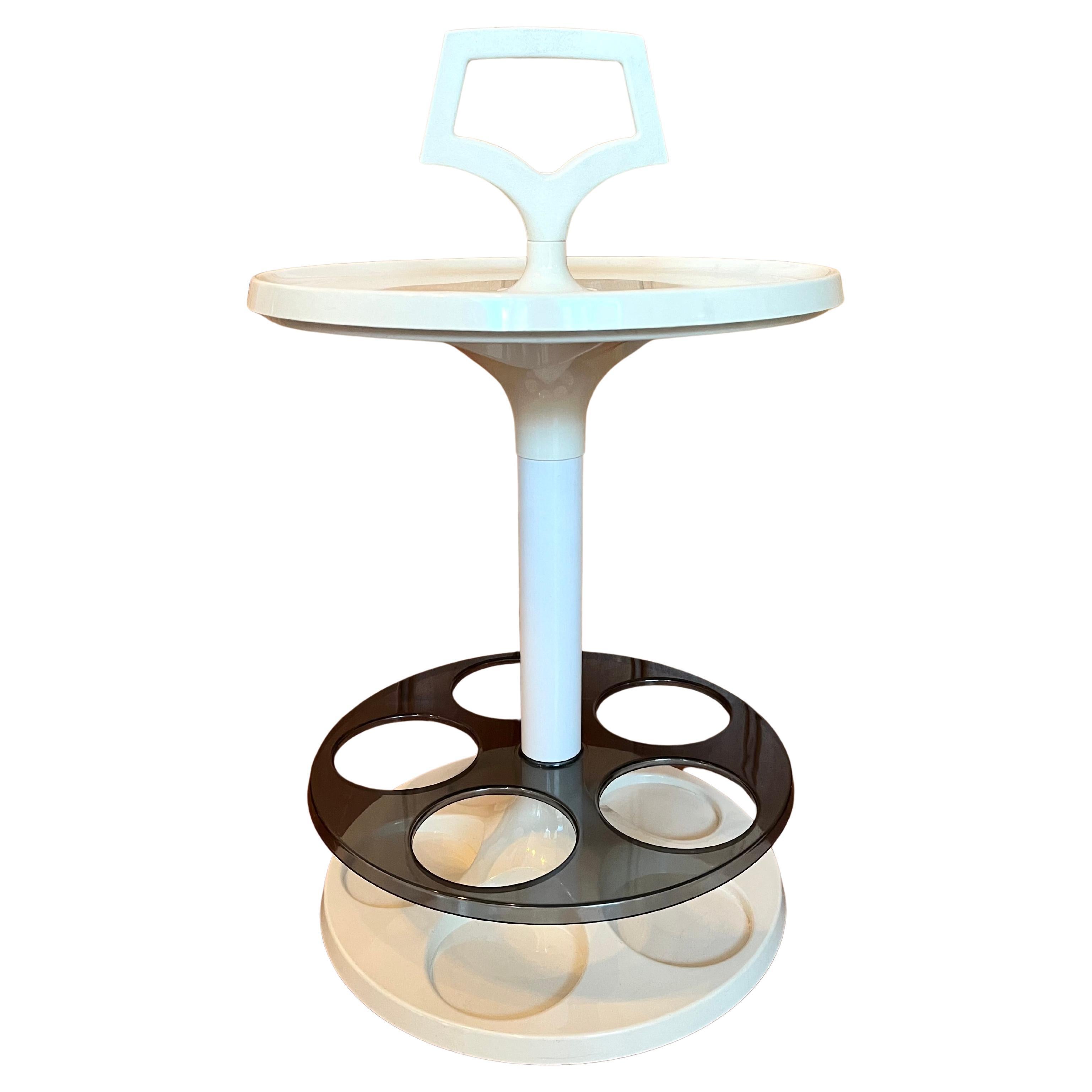 Vintage Bottle Holder / Bar Stand by Flair, Netherlands, 1970s For Sale